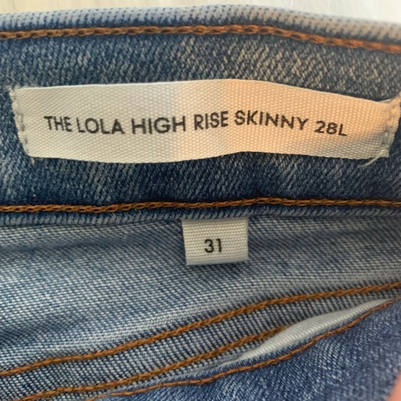 Denim Forum High Rise Light Blue Jeans - Picture 2 of 9